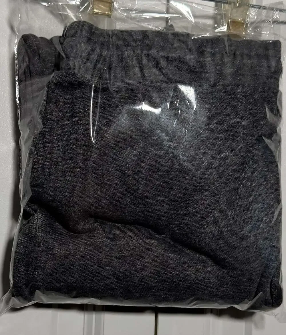 Michael Kors Mens Heathered Gray Fleece Jogger Sweatpants with Logo Patch Size S